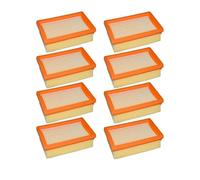 Compatible With Karcher HEPA Filter Compatible With MV4 MV5 MV6 WD4 WD5 WD6 Vacuum Cleaner Replacement Parts Accessories NO. 2.863-005.0(8pcs)