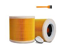 Compatible With Karcher Vacuum Cleaners Parts Cartridge Dust Filters HEPA Filter WD2.250 WD3.200 MV2 MV3 WD3 Karcher Replacement Accessories(2 pcs)