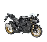 Compatible with Kawasaki Ninja H2R ZX-6R ZX-10R Z900RS 1:12 Blue Red White Die-cast Alloy Motorcycle Model Toy Gift Simulation Vehicle Replica Collection Ornaments(ZX-10R black)