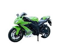 Compatible with Kawasaki Ninja ZX-14R 1:12 Factory Edition Static Die Casting Car Collectible Motorcycle Model Locomotive(Ninja ZX-10R green)