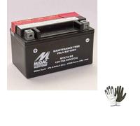 Compatible with KEEWAY Superlight 125 2006 MIDAC YTX7A-BS Battery, Ready to Assemble Complete and Sealed 7Ah 12V Italian 150 x 87 x 93 mm