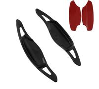 Compatible With KIA For EV6 2021 2022 Electric Steering Wheel Shifter Paddle Extension Sticker Car Styling Accessory Vehicle Paddle Shifters(Black)