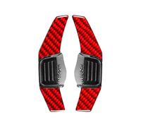 Compatible With Kia For Forte 2014-2018 For K3 2013-2018 Steering Wheel Shifter Paddle Extension Carbon Fiber Extended Shifter Paddle Shifter(Carbon Fiber Red)