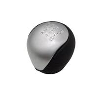Compatible with Kia for Forte for Soul 5 6 Speed Car Accessories Manual MT Shift Gear Knob Shifter Lever Head Handball Car Shift knob(6 Speed Silver)