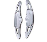 Compatible With Kia For K5 GT 2021 2022 Alloy Shift Paddle Steering Wheel Paddles Shifter Extension Stickers Decorative Accessories Vehicle Paddle Shifters(Silver)