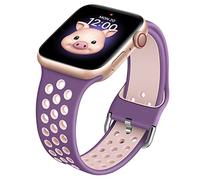 Compatible with Kids Apple Watch Band, Waterproof Silicone Strap for Boys Girls, Compatible with Apple Watch Series 9/8/7/6/5/4/3/2/1/SE 38mm 40mm 41mm & 42mm 44mm 45mm