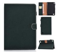 Compatible with Kindle Fire 7 Case 2019/2017/2015 (9th/7th/5th Generation) Tablet,Smart Magnetic Flip Fold Stand Case Protective PU Leather Cover with Auto Wake Sleep (DARK GREEN)