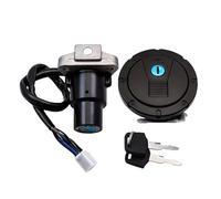 Compatible With KLR650 1987-2007 For For Klr650 2003-2007 Motorcycle Ignition Switch Fuel Gas Cap Cover Lock Key Set