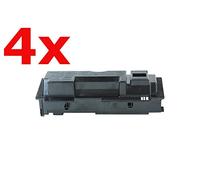 Compatible with Kyocera FS-1030 DN Toner Set Black - TK-120 / 1T02G60DE0 - for Approx. 4 x 7.200 Pages (5% Coverage)