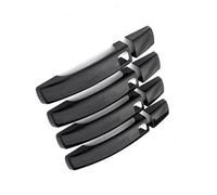 Compatible with Land for Rover for Discovery LR4 2010-2016 Glossy Black with for Smart Key Hole Exterior Door Handle Cover Trim Exterior Handle Cover