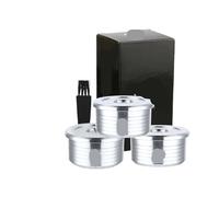 Compatible With Lavazza，EP-950 Machine Espresso Point Cup,Reusable Coffee Capsule Stainless Steel Refillable Filter Pod(6PCS)