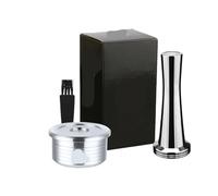Compatible With Lavazza，EP-950 Machine Espresso Point Cup,Reusable Coffee Capsule Stainless Steel Refillable Filter Pod(2PCS)