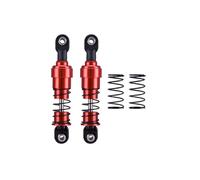 Compatible With LCG For SCX10 For TRX4 For Gamde 1/10 RC Car Parts Crawler Aluminum Big Bore Shocks 75mm Oil Damper Rc car shock absorber(Red,75mm)