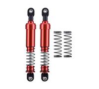 Compatible With LCG For SCX10 For TRX4 For Gamde 1/10 RC Car Parts Crawler Aluminum Big Bore Shocks 75mm Oil Damper Rc car shock absorber(Red,105mm)