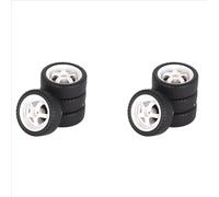 Compatible With LDRC AE86 A86 A86P LD1801 1/18 RC Car Upgrade Parts Accessories 8Pcs 33Mm Drift Tire Wheel Hard Tyre RC Accessories