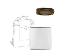 Compatible with Le Pliage Backpack Storage Bag Dupont Paper Lined Organizer, Travel Storage Divider(Brown)