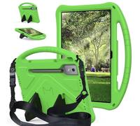 Compatible with Lenovo Yoga Tab Plus/Yoga Pad Pro 12.7'' 2025/2024 Case Lightweight EVA Tablet Cover with Adjustable Strap, Shockproof Handle & Kickstand Portable Protective Shell ZY (GREEN)