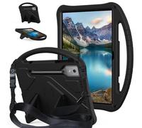 Compatible with Lenovo Yoga Tab Plus/Yoga Pad Pro 12.7'' 2025/2024 Case Lightweight EVA Tablet Cover with Adjustable Strap, Shockproof Handle & Kickstand Portable Protective Shell ZY (BLACK)