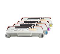 Compatible with Lexmark Optra C 510 Toner Set Black, Cyan, Magenta, Yellow - C510 / 020K1400-020K1403 - for Approx. 1 x 10000 & 3 x 6600 Pages (5% Coverage)