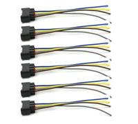 Compatible With Lexus For Hs250h 2010-2012 6 Pc Ignition Coil Connector Plug Harness Assy Wiring Waterproof Electrical Assembly Coil Pack Connector Plug