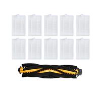 Compatible With LIECTROUX C30B XR500 E30 Compatible with Proscenic 800T 820T 830T 820S Robot Vacuum Spare Parts Hepa Filter Main Brush Side Brush Mop Cloth (Color : Set M)