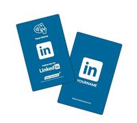 Compatible with LinkedIn Business Card (with Name) NFC Enabled | Just Tap | Smart Networking Card with Advanced NFC Technology