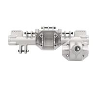 Compatible With Losi For LMT 1/8 RC Monster Truck Car Upgrade Modification Parts DIY Aluminum Alloy Front Rear Axle Housing RC Car Front Rear Axle(Silver)