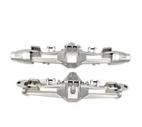 Compatible With LOSI For LMT For Monster Truck1:8 RC Car CNC Aluminum7075 Front And Rear Axle Housing Upgrade Accessories RC Front Rear Axle(Silver)