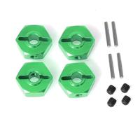 Compatible With LOSI For Mini For LMT 4X4 1/18 RC Brushed Monster Truck Car Upgrade Parts Connectors Hexagon 12mm Kit Green RC Upgrade Spare