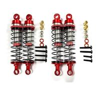 Compatible With Losi For Mini-T 2.0 1/16 For Mini-B 1/18 RC Truck Car Upgrades Parts Metal Front And Rear Shock Absorber Damper Rc car shock absorber(Red)