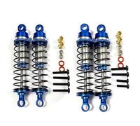 Compatible With Losi For Mini-T 2.0 For Mini-B 1/16 1/18 RC Truck Car Upgrades Parts Metal Front And Rear Shock Absorber Damper RC Car Shocks Absorber(Blue)