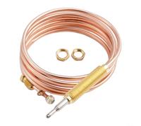 Compatible with M8 thread thermocouple probe with nut for gas burners, fireplaces, barbecues, ovens, stoves and heating equipment temperature sensing accessories(60cm)