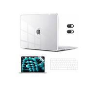 Compatible with MacBook Neo Case 13 inch (Model A3404) 2026 Release with A18 Pro Chip, Crystal Clear Hard Shell & Keyboard Cover & Screen Film & Type-C for MacBook Neo 13", Scratch