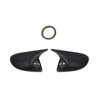 Compatible With Mazda 2 Mazda 3 1.6 Side Rearview Mirror Cover Wing Mirror Cap With The Painted Color(Carbon fiber pattern)