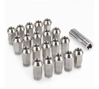 Compatible With Mazda 20PCS Stainless Steel Lug Nuts M12x1.25 M12x1.5 M14x1.5 M14x2 1/2-20 9/16-18 Wheel Nuts Bolts Wheel Steel Lug Bolts Wheel Bolts Nuts