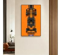 Compatible with McLaren MCL39 F1 race car 42228 model wall display board - display frame - a gift for LEGO Technic fans - (model not included) (B)