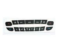 Compatible with Megane for Master Suitable Air Conditioning Control Panel Button Repair Sticker Nterior Button Sticker Car Internal Button Decal