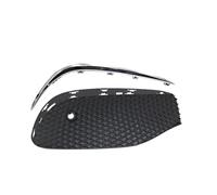 Compatible With Mercedes Benz E Class W213 2016-2020 Car Front Right Bumper Fog Light Grille Fog Lamp Grill Cover With Chrome Strip