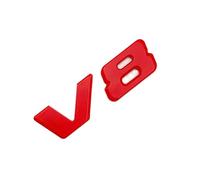 Compatible With Mercedes Benz W212 W213 E63s W205 C63s X253 Glc63s W166 C292 GLE63s GLS63s AMG V8 Emblems Badges Emblem Sticker(Flat Red)