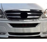 Compatible with MERCEDES SPRINTER W906 2006-2014 Stainless Steel CHROME Front Grille Cover 4 Pieces