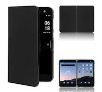 Compatible with Microsoft Surface Duo, Ultra Thin Slim Durable Premium Leather Business Casual Protective Cover Case for Microsoft Surface Duo