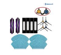 Compatible with Midea M7 Pro / M7 Accessories Replacements Midea M7 Pro Robot Vacuum Cleaner Spare Parts Roller Brush Filter Mop Cloth (Color : 2)