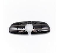 Compatible with Mini Cooper Accessories Decoration ABS Interior Rearview Mirror Cover Caps Shell Case (Union Jack gg, F Series Without Sensor Hole 2014-2024)