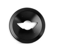Compatible with Mini for Cooper for R55 R56 R58 R59 R60 for Countryman Car Steering Wheel Center Cover Case Sticker Union Jack Shell Moulding Decoration Accessories Interior Mouldings (Color : Onecol