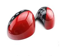 Compatible With Mini For Cooper R50 R52 R53 LHD Manual Folding 2pcs Rearview Side Mirror Cover Caps Protective Shell Sticker Car styling(Color 6)