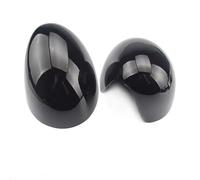 Compatible With Mini For Cooper R50 R52 R53 LHD Manual Folding 2pcs Rearview Side Mirror Cover Caps Protective Shell Sticker Car styling(Color 2)