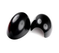 Compatible With Mini One Cooper S Hatchback Convertible R50 R52 R53 Car Rear View Mirror Covers Decoration Auto Accessories(Black Carbon Fiber,R50)