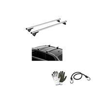 COMPATIBLE WITH Mini Paceman (R61) 03/13>05/17 LUGGAGE BARS FOR CAR ROOF 120CM BAR FOR CARS WITH STANDARD RAILING LOW TO THE ROOF ALUMINUM ROOF RACK 90KG APPROVED