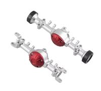 Compatible With MINI-Z For Axial For SCX10 For RGT 86100 1/10 RC Crawler Truck Upgrade Front And Rear Portal Axle Housing Replacement Parts RC Front Rear Axle