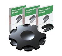 Compatible with MiniFit ProWax Hearing Aids Black, Wax Guard Filters Replacement Earwax Protection Inserts for Receiver Sound Port, MiniFit ProWax Maintenance Kit 3 Packs 18 Filters